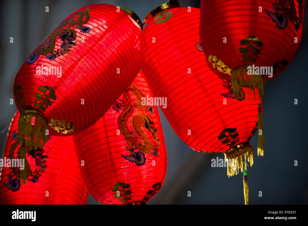 hanging paper lanterns decorations