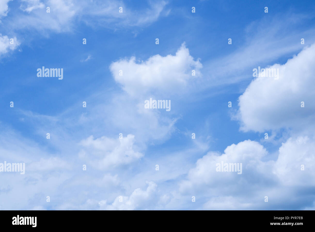 Blue sky and cloud nature background Stock Photo - Alamy