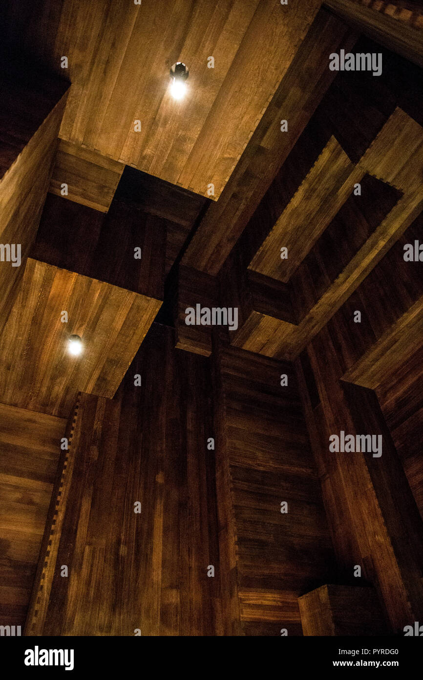 Interior of ROOM by Antony Gormley at The Beaumont, Mayfair, London, UK Stock Photo