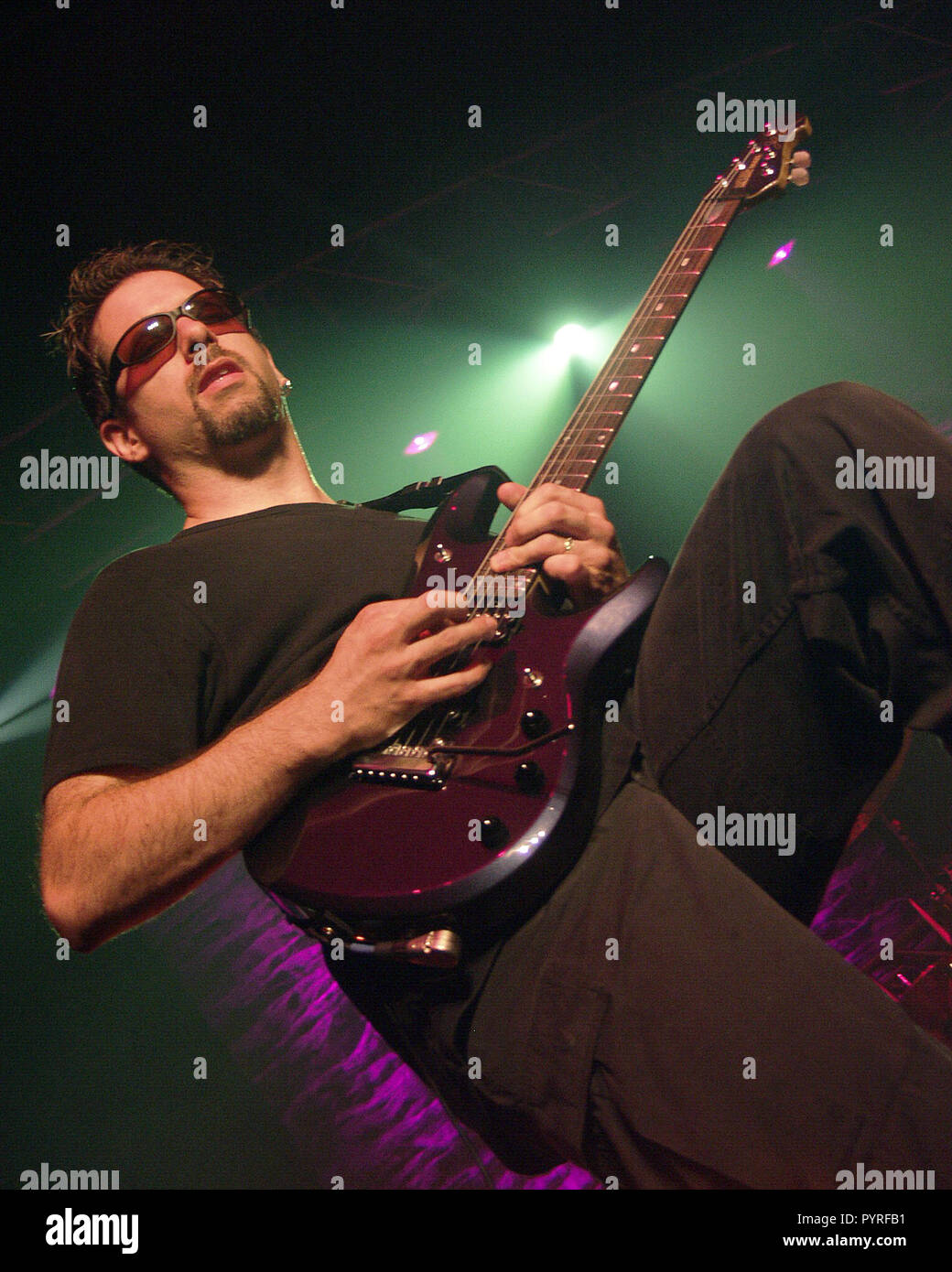 ATLANTA, GA - JULY 19: Guitarist John Petrucci performs during the G3 Tour at The Tabernacle in ...