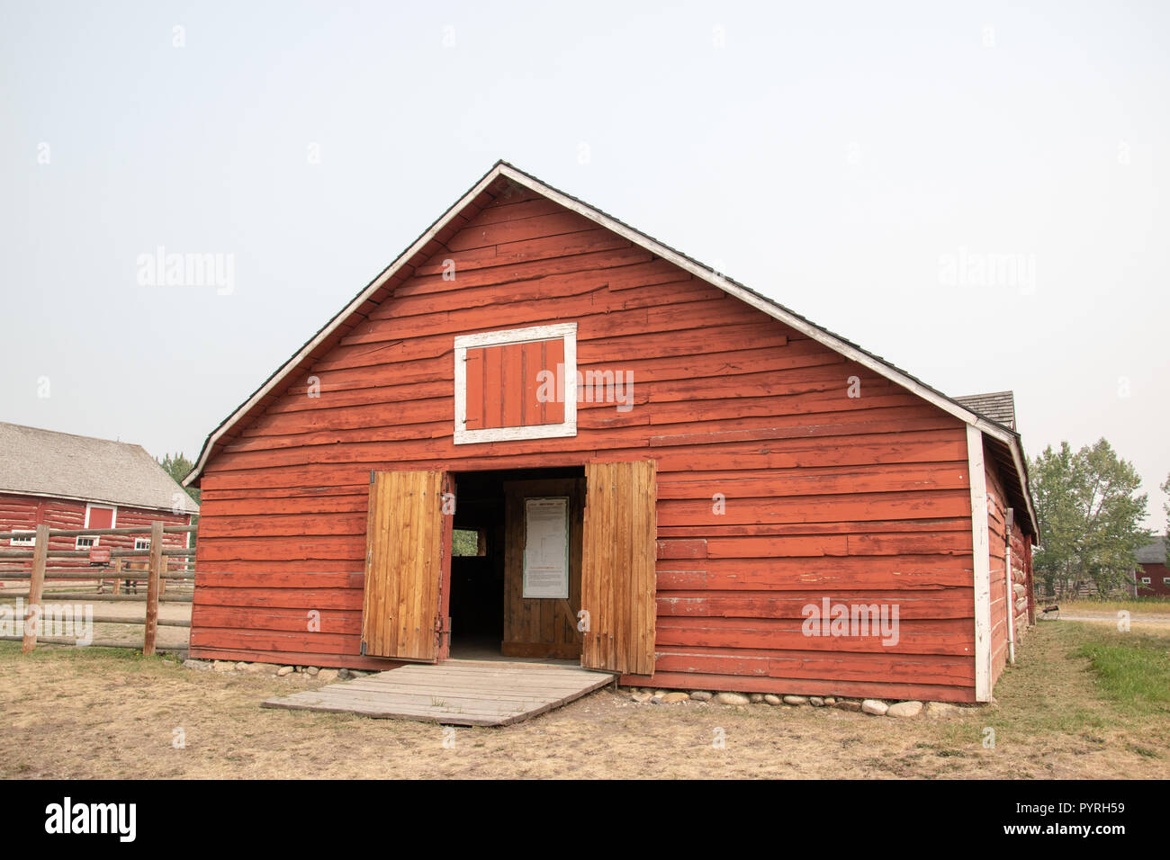 Saddle Horse Barn at the Bar U Ranch, National Historic Site of Canada, Parks Canada, Longview