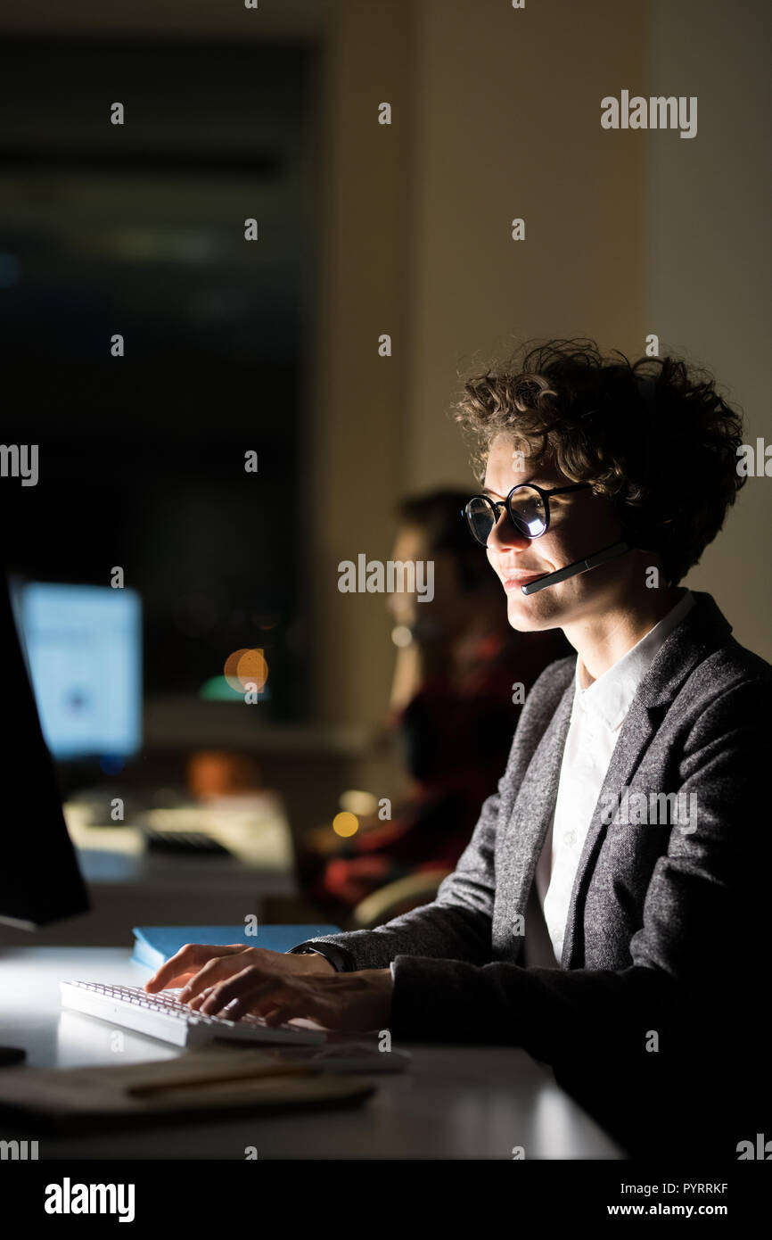 Custom Service Operator Stock Photo