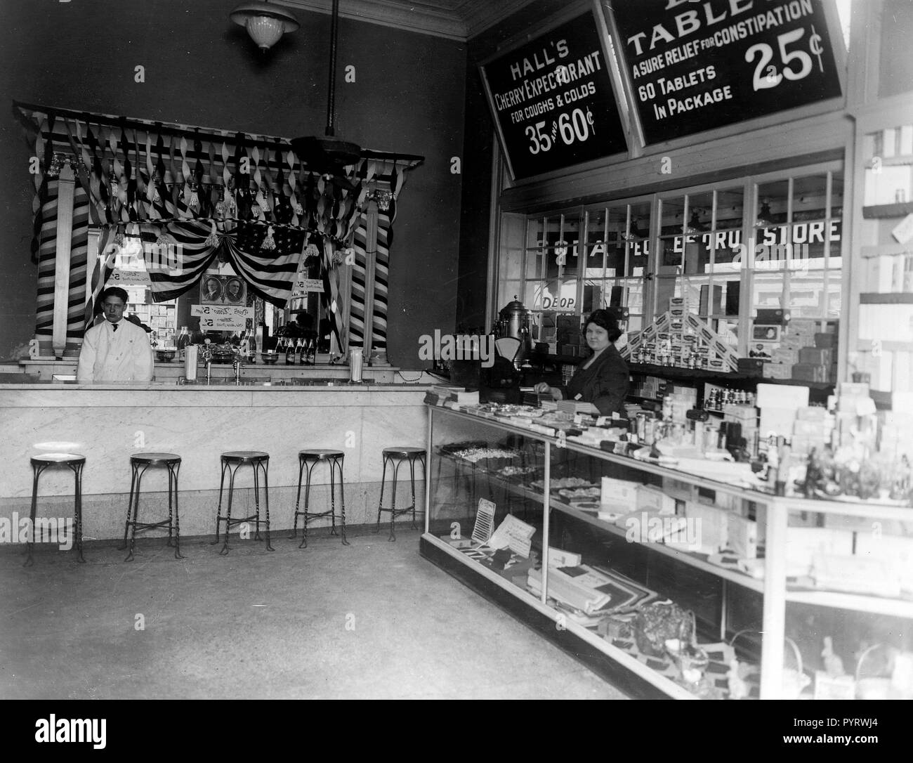 Interior of People's Drug Store, 14th and Park Streets, Washington, D.C