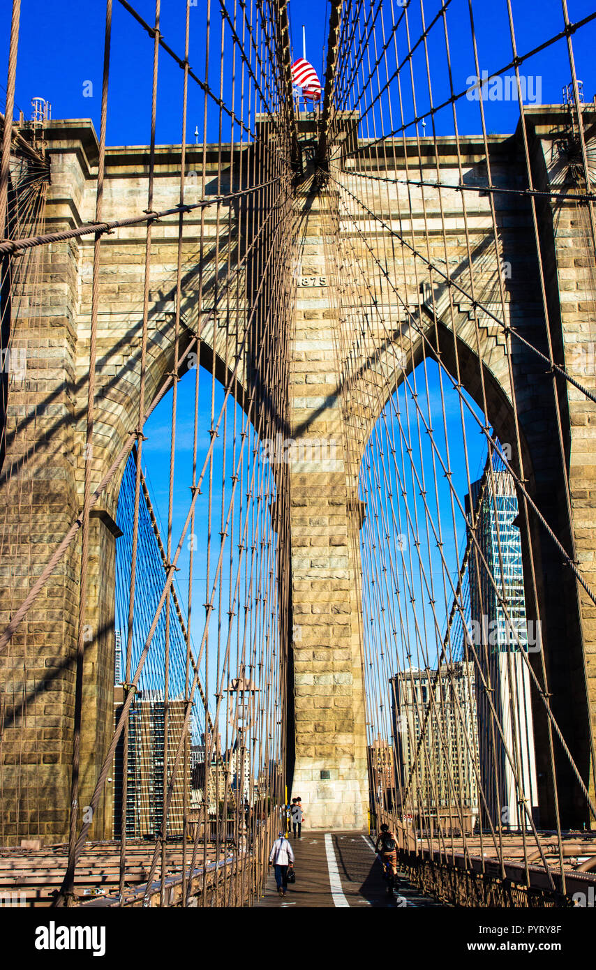Brooklyn Bridge Stock Photo