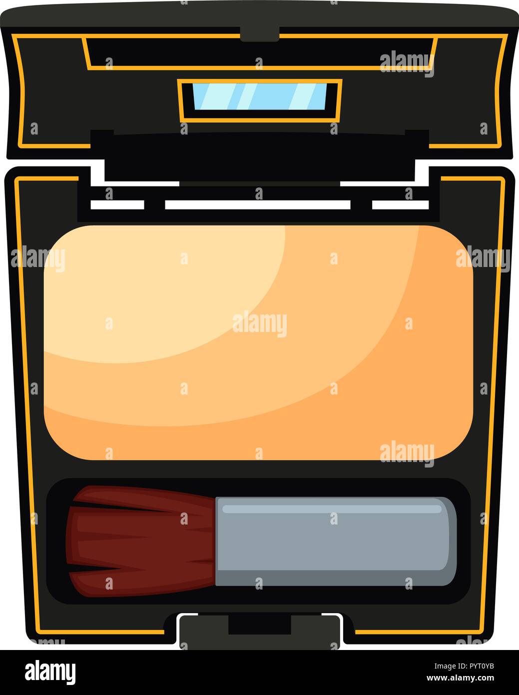 Compact for skincare Stock Vector Images Alamy