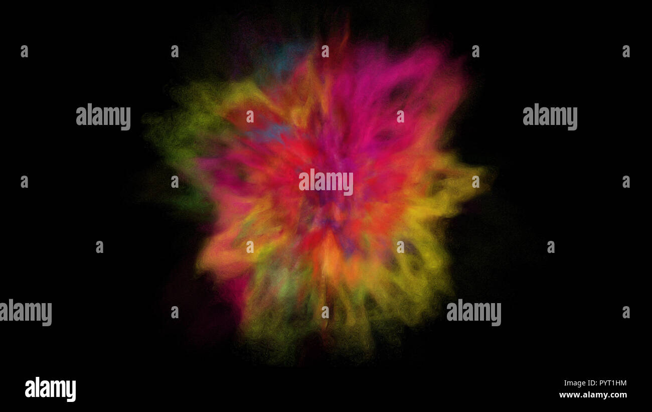 Powder paint explosion hi-res stock photography and images - Alamy