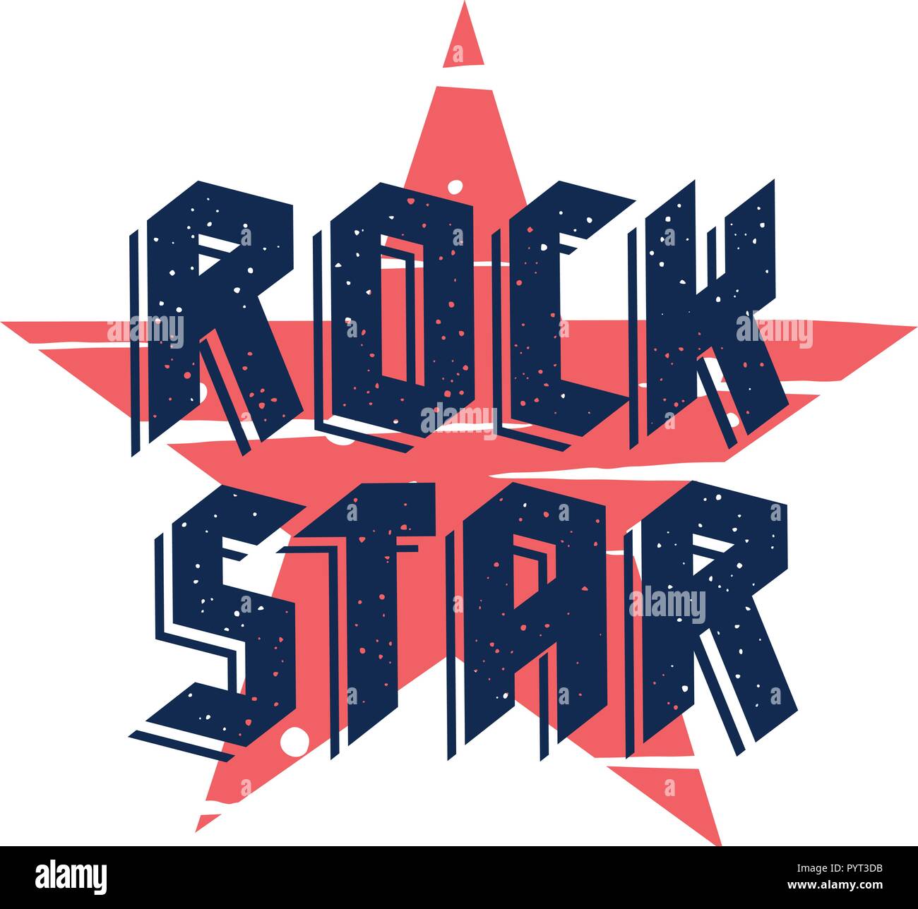 Rock star t shirt design hi-res stock photography and images - Alamy