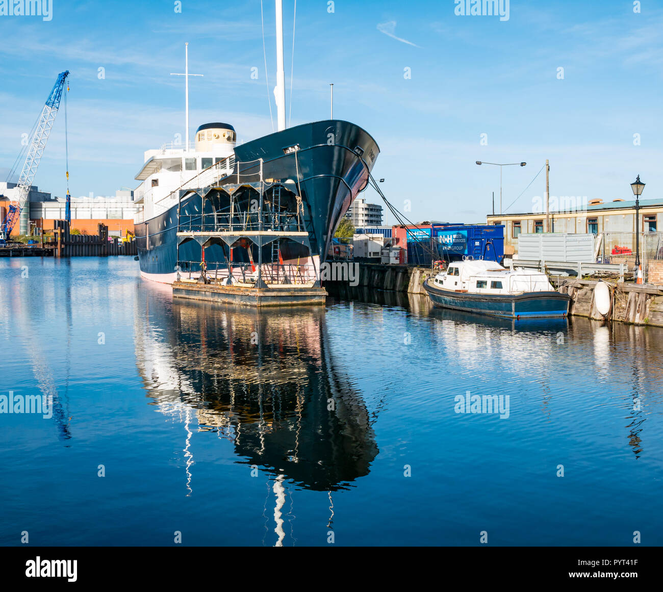 MV Fingal, former lighthouse tender, being converted to luxury 5 star