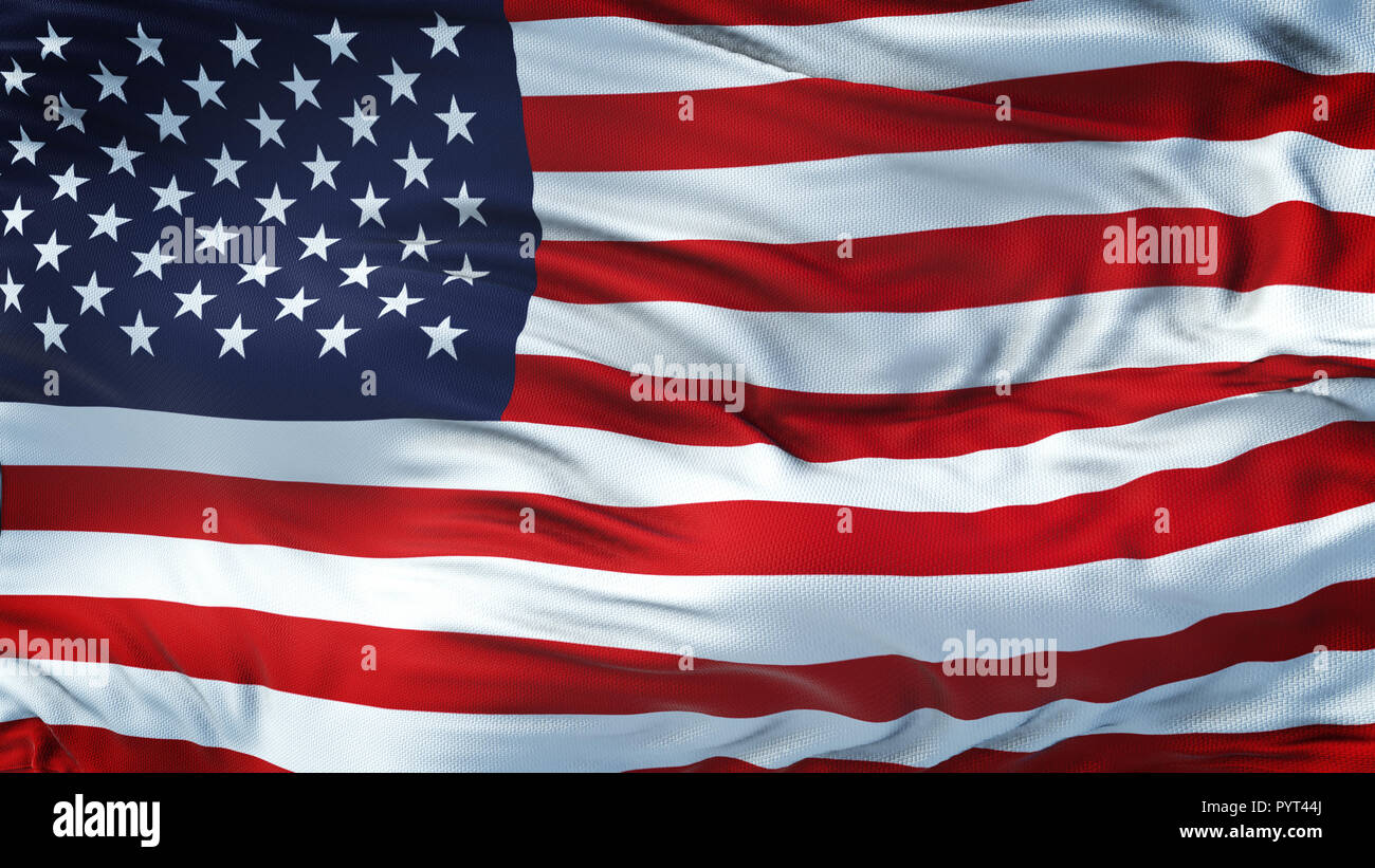 United States of America Realistic Waving Flag Background Stock Photo ...