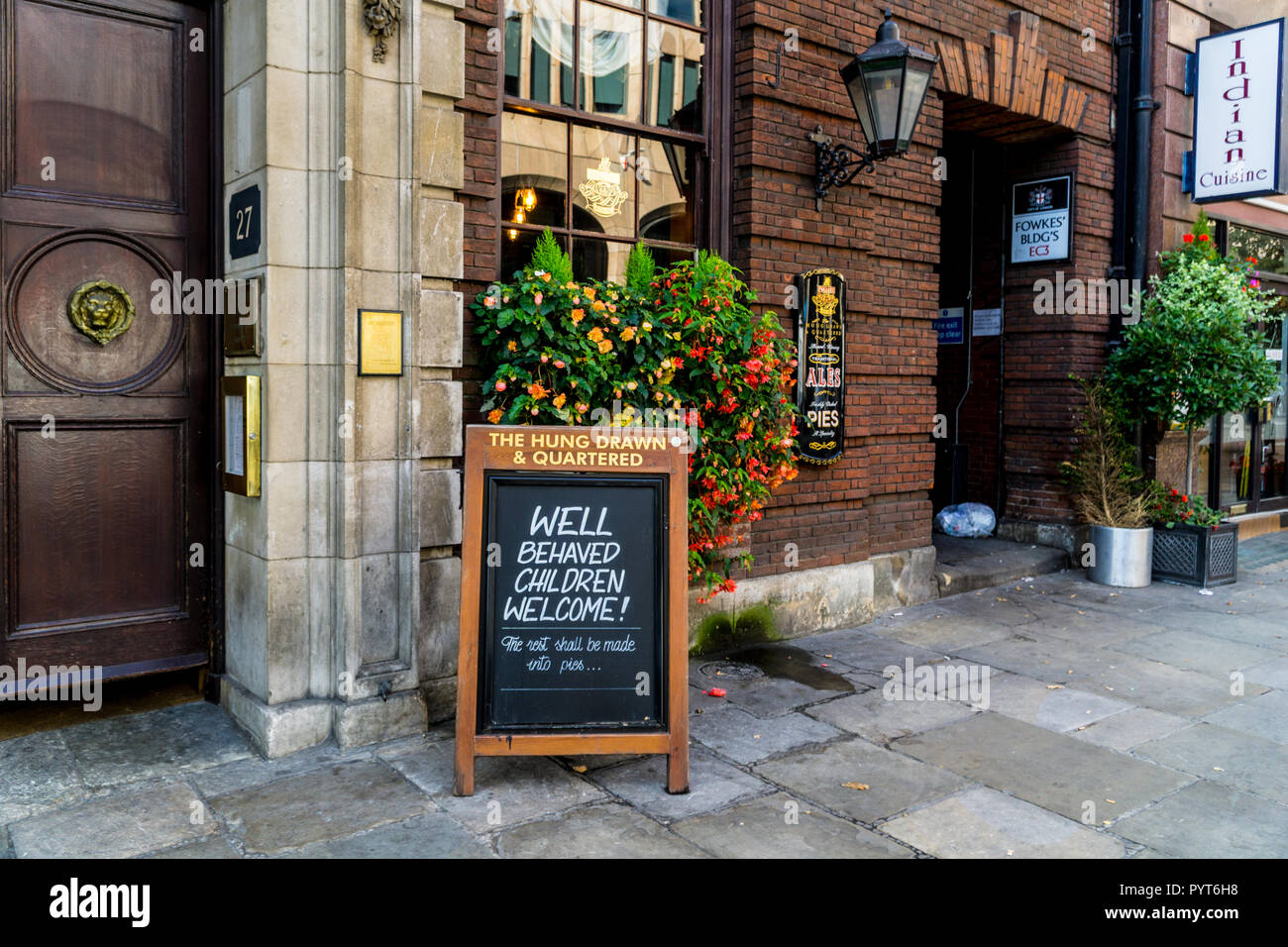 The Hung Drawn and Quartered in Tower Hill, London England United