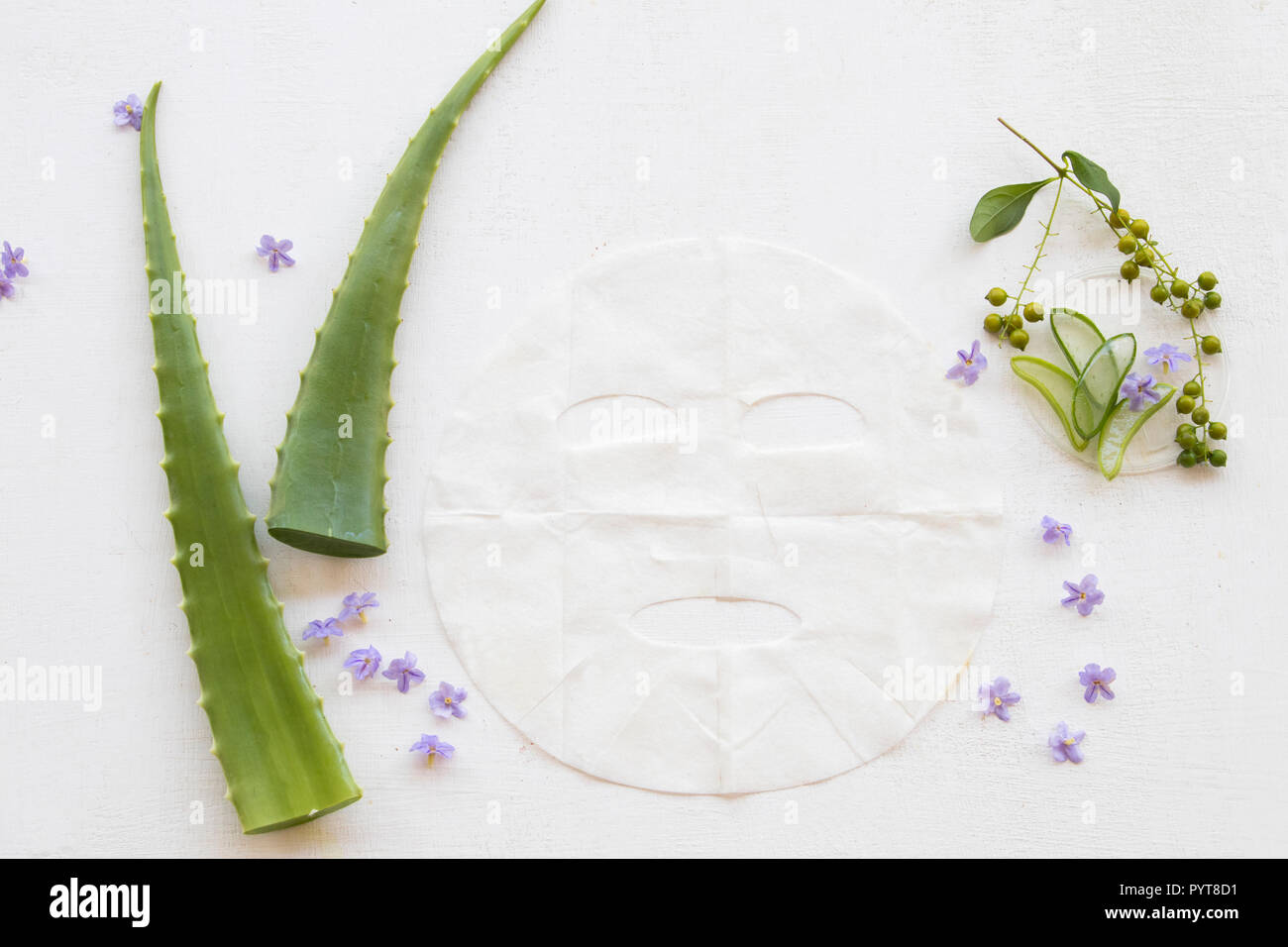 natural aroma sheet mask for health care skin face from herbal aloe