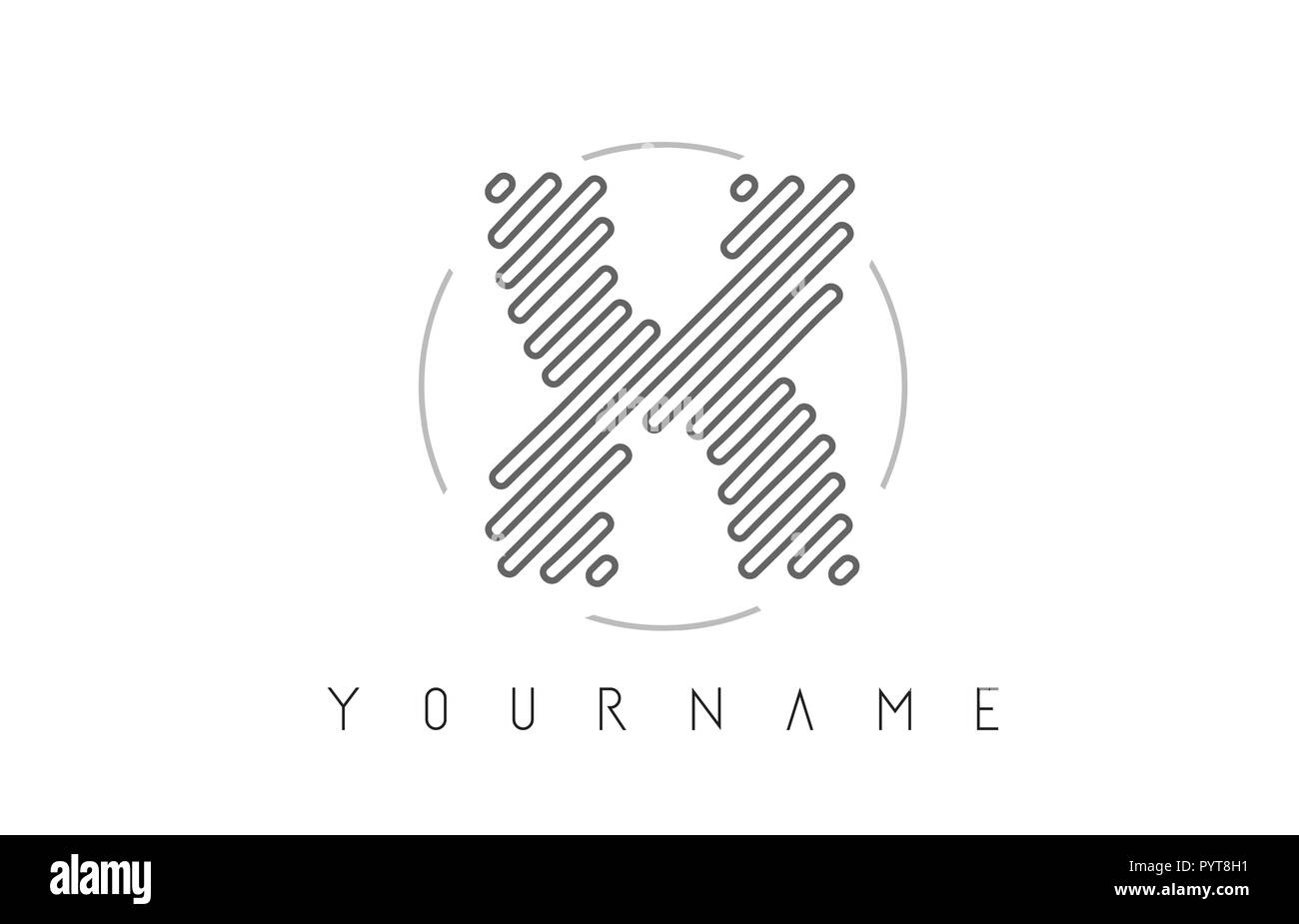 X letter logo Black and White Stock Photos & Images - Alamy