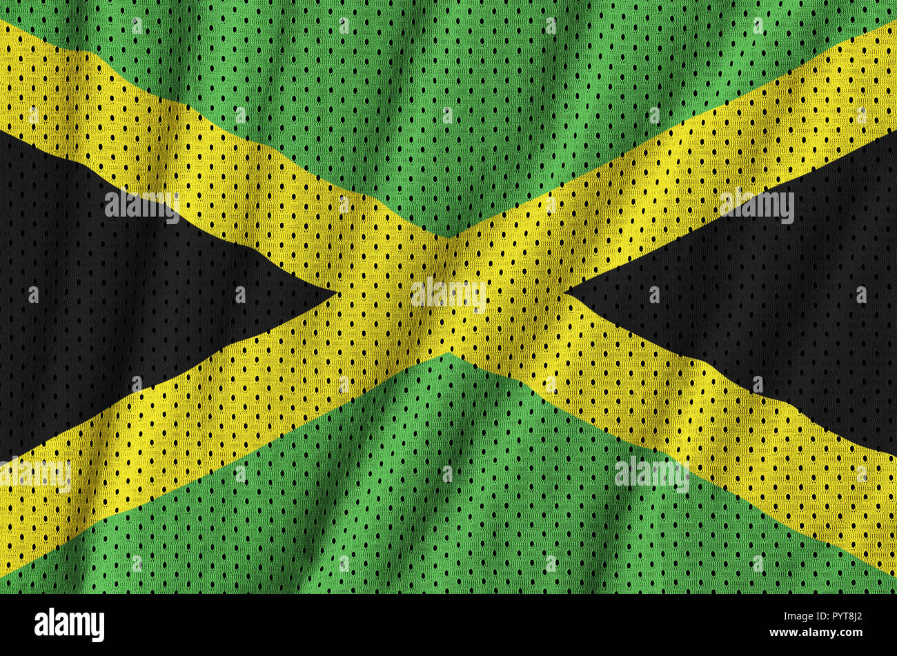 FlagSuperstore Jamaika-Flagge - 1,5 X 0,9 M, 100% Polyester, Mit Ösen, Für Innen & Außen