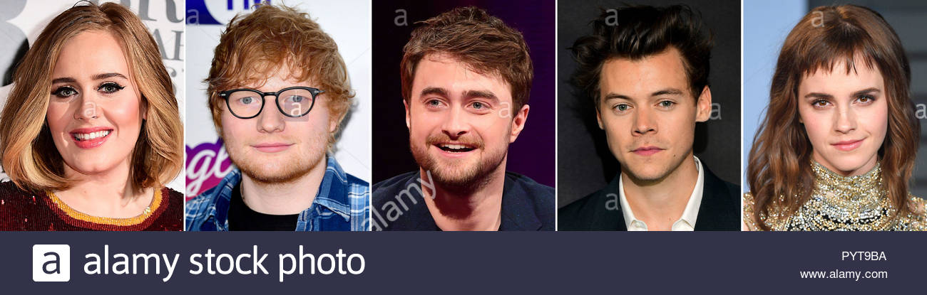 File Photos Of Left To Right Adele Ed Sheeran Daniel