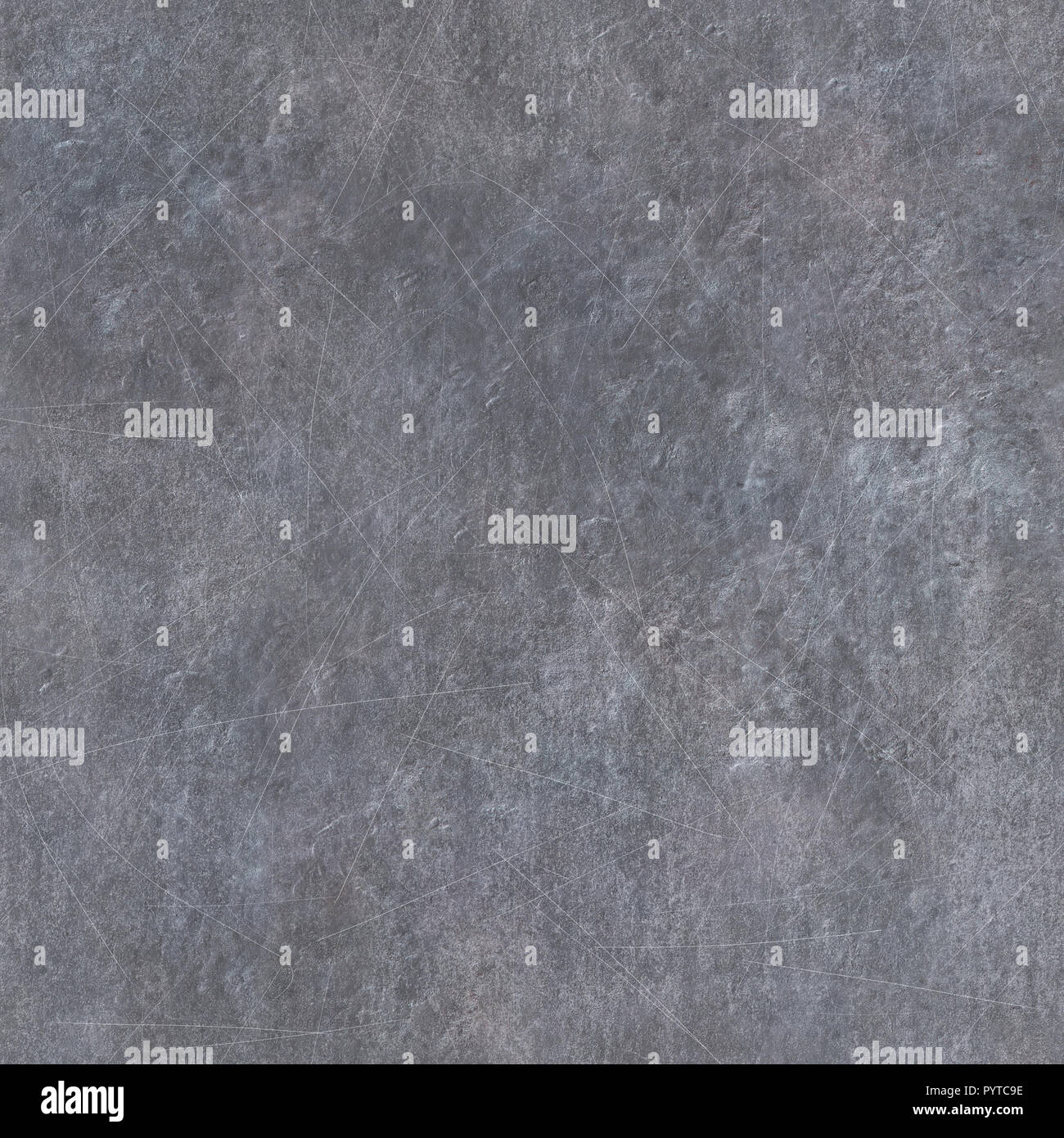 Scratched old rustic metal seamless texture Stock Photo