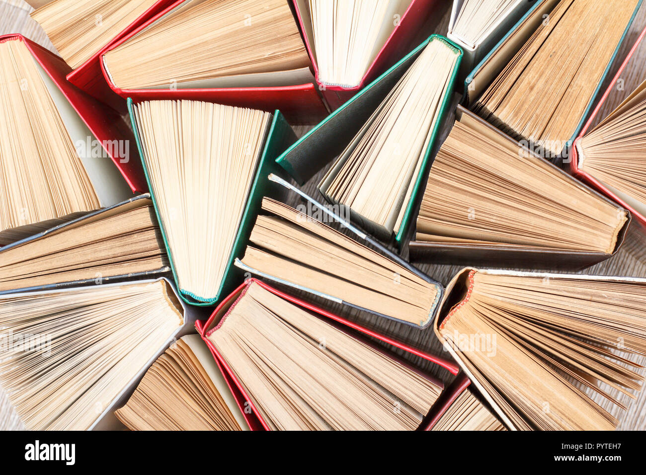 Top View Of Many Old Books Used Hardback Books View From Above Education Background Stock Photo Alamy Top View Of Many Old Books Used Hardback Books View From Above Education Background Stock Photo Alamy