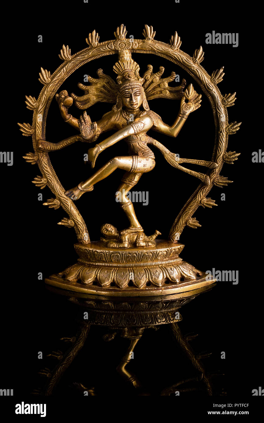 Statue of Shiva Nataraja - Lord of Dance Stock Photo - Alamy