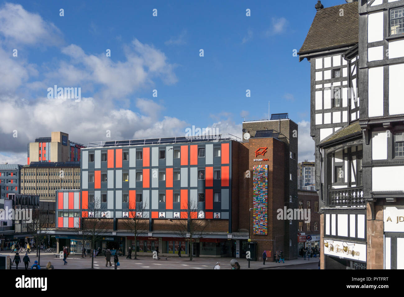 Study Inn, halls of residence, providing student accommodation, Coventry, West Midlands, UK Stock Photo