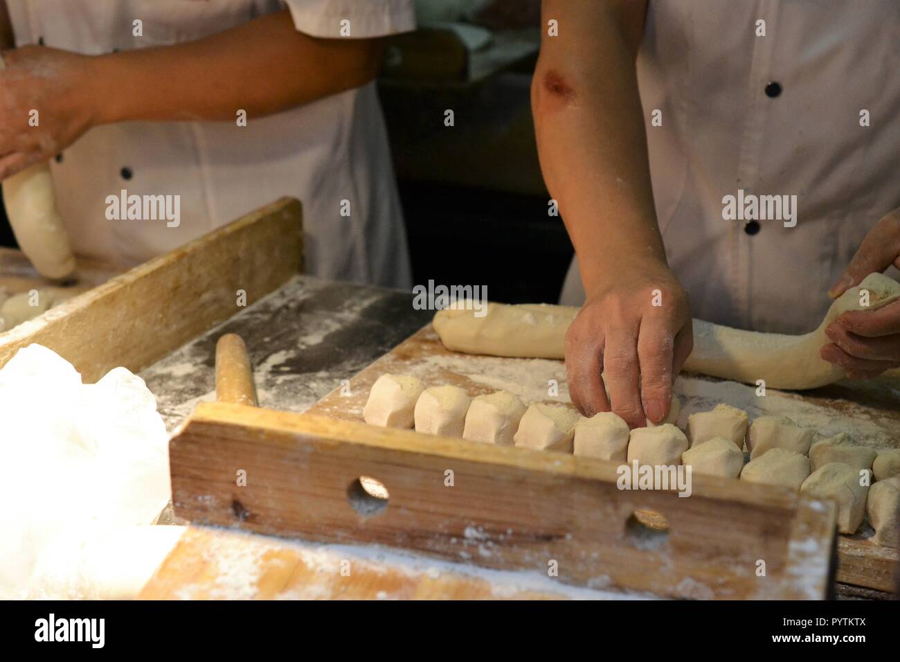 Baozi Hand Made Traditional Chinese Dumpling and Steamed Bun dough