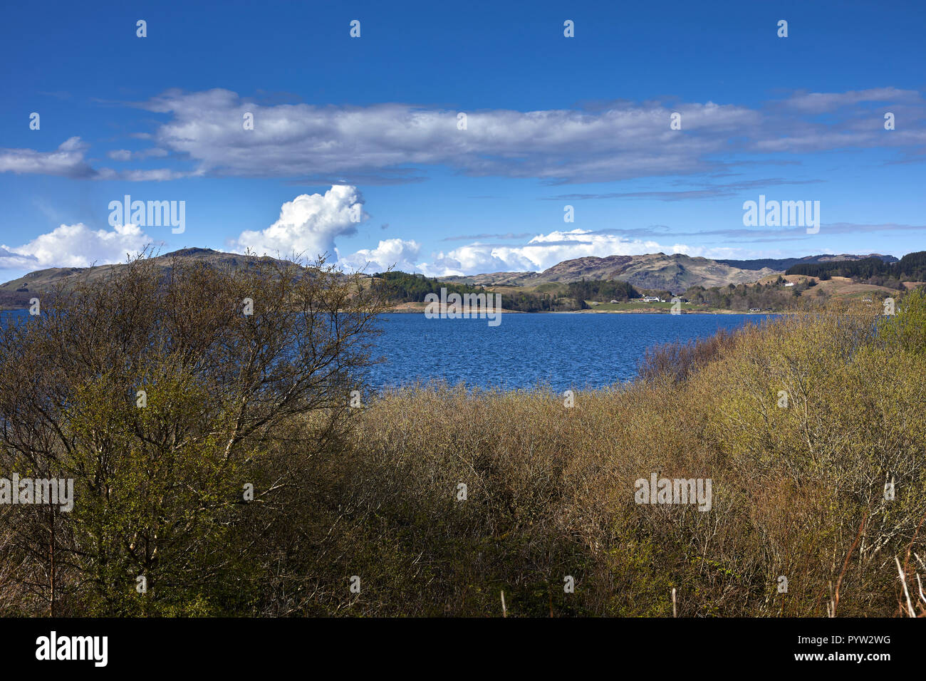 View from Eilean an Duin across Asknish Bay towards Arduaine and the