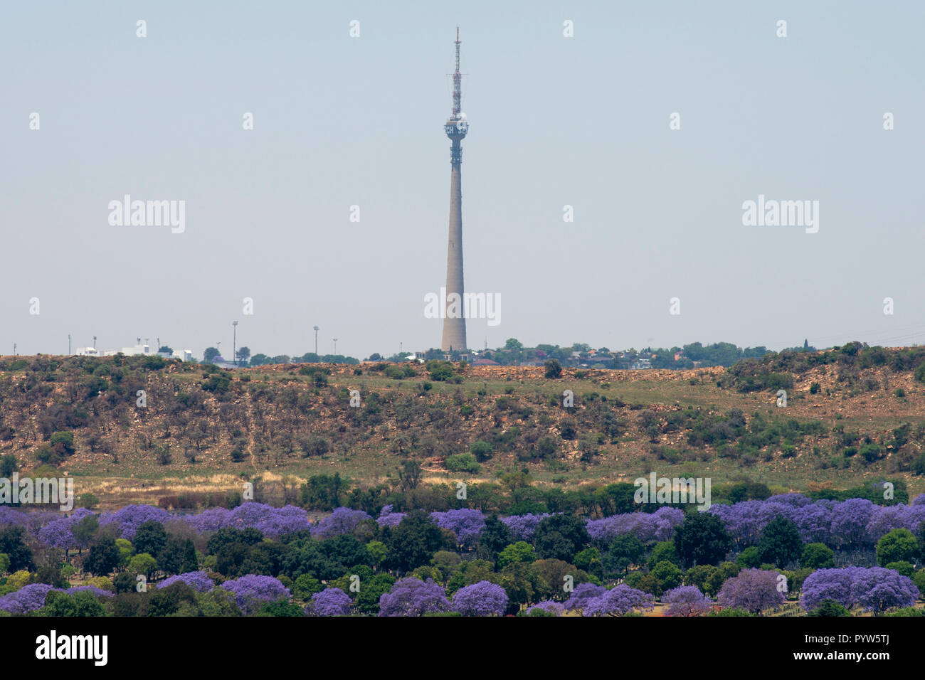 Johannesburg, South Africa, 30 October, 2018. The Brixton tower, a ...
