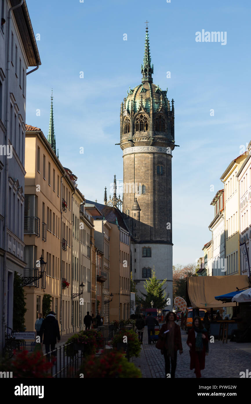 Wittenberg, Germany, 31st October 2018, Reformation Day, historic festival, Credit: Rene Schmidt/Alamy Live News Stock Photo