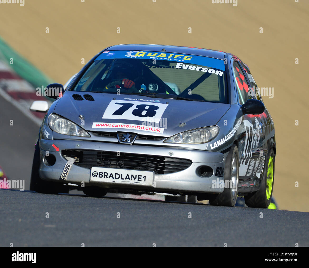 Steve Everson Peugeot 206 Gti Se Tin Tops Championship Barc British Automobile Racing Club National Championship Brands Hatch October 2018 Car Stock Photo Alamy