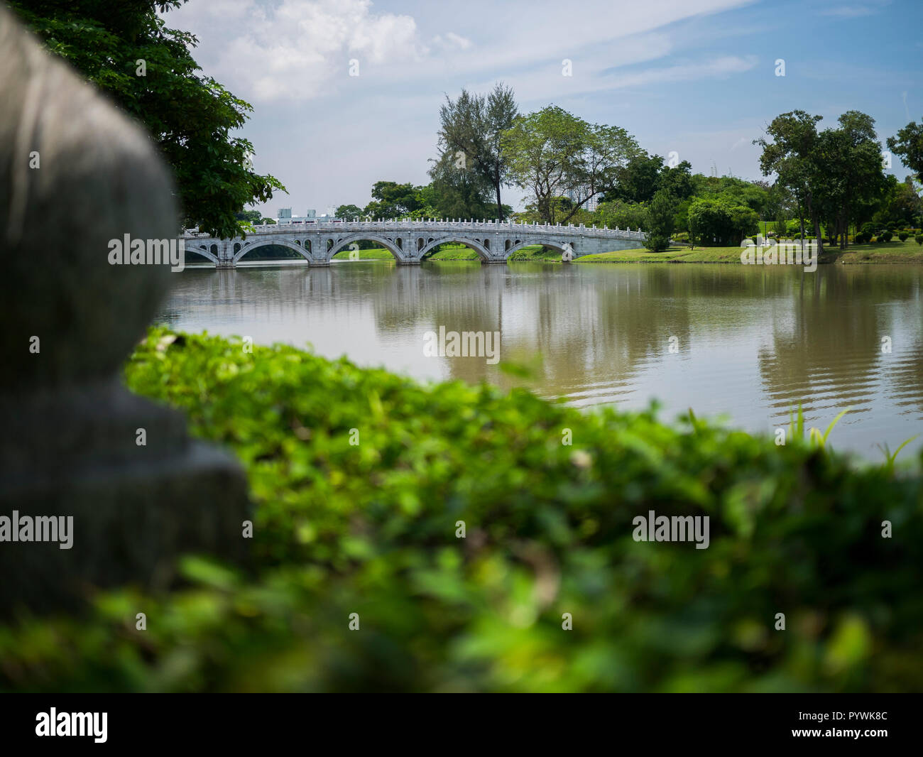 A bridge in Chinese Garden in Singapore Stock Photo Alamy