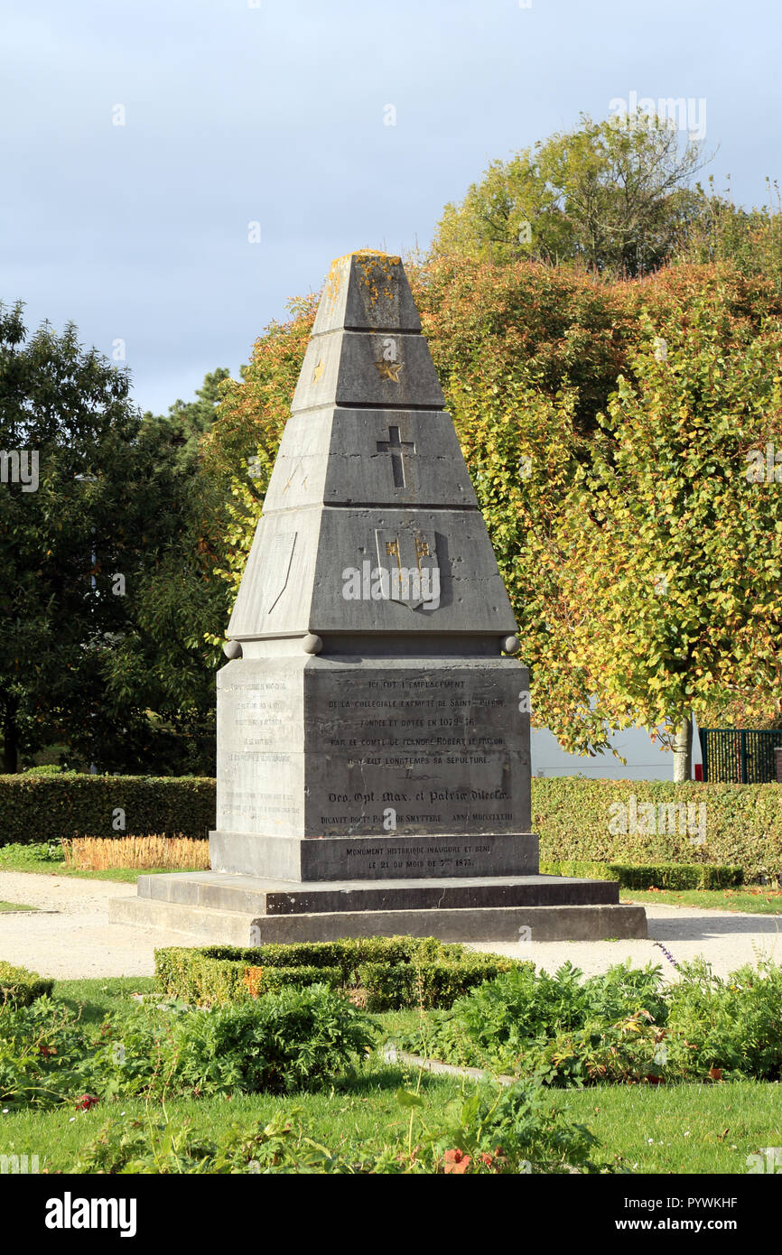 Memorial of the three battles of Cassel (1071, 1328, 1677) , Mont