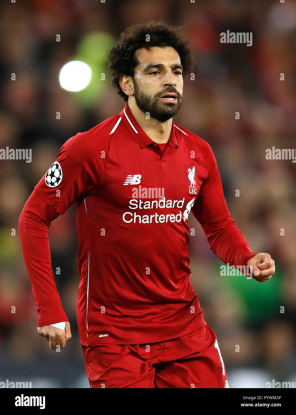 Liverpool's Mohamed Salah Stock Photo