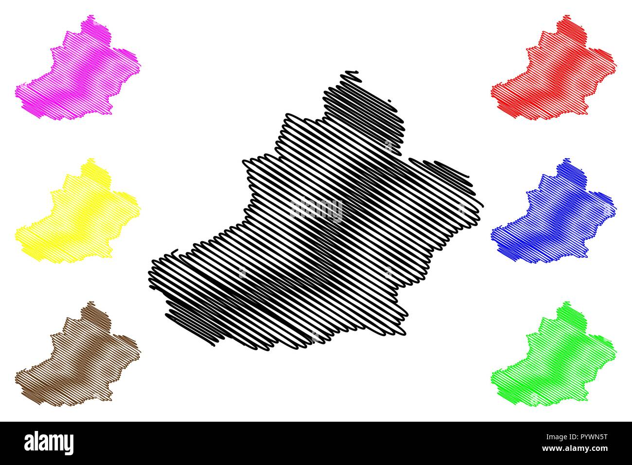 Xinjiang Uyghur Autonomous Region Administrative Divisions Of