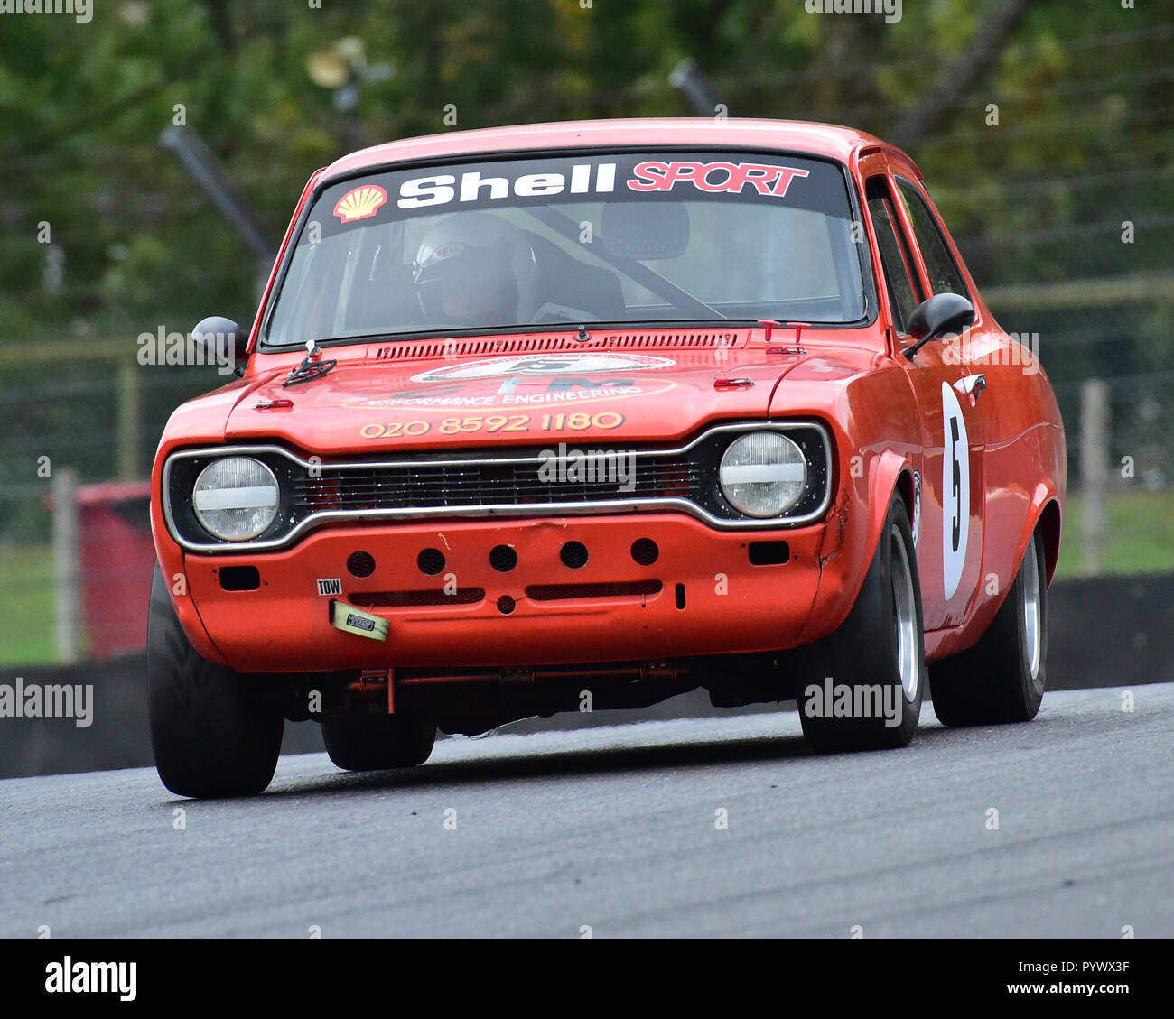 Mark Fowler, Ford Escort Mk1 2000, Classic Touring Car Racing Club, Pre83, BARC, British