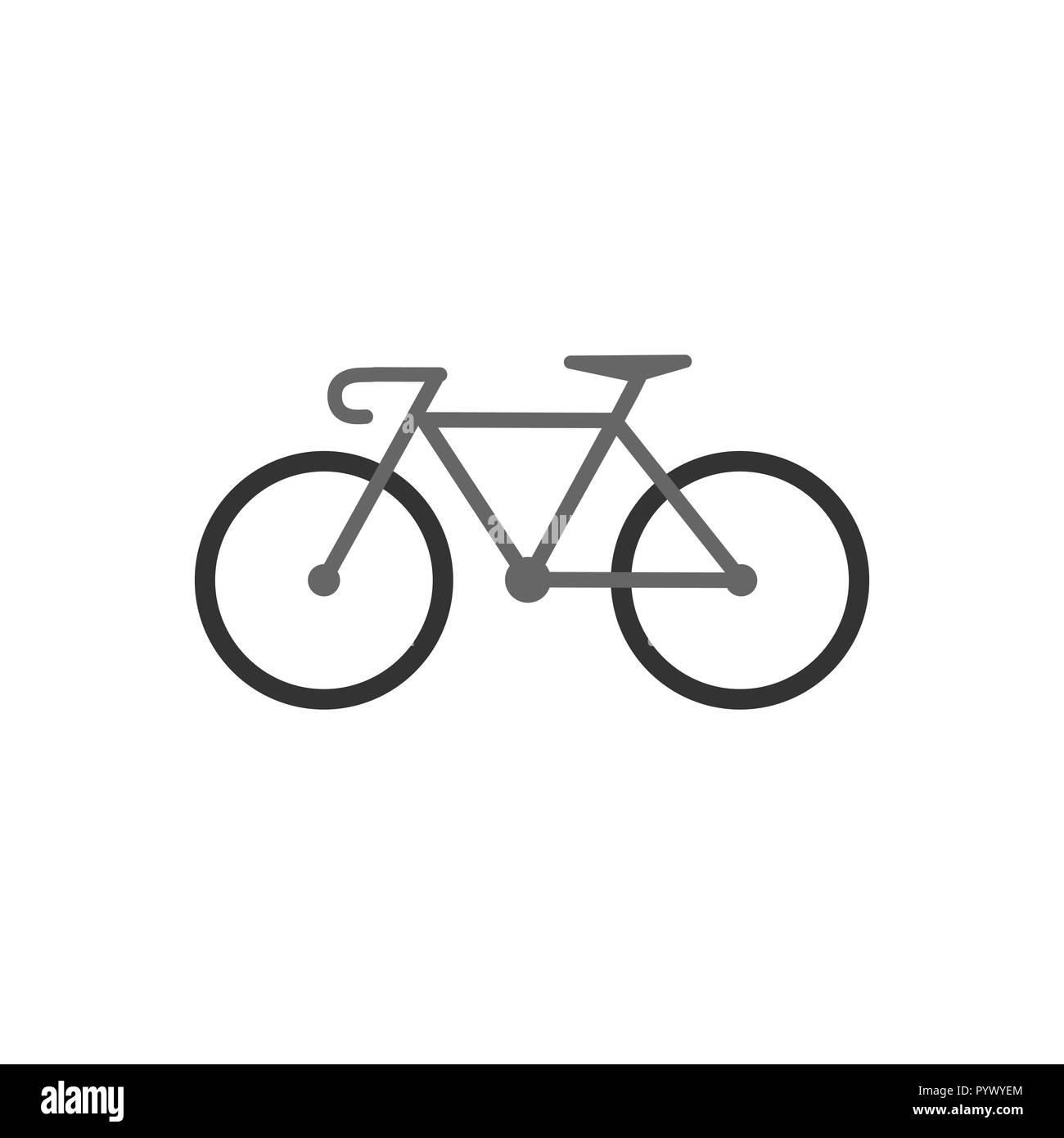 Bike bicycle pedal cycle transport Stock Vector Images Alamy
