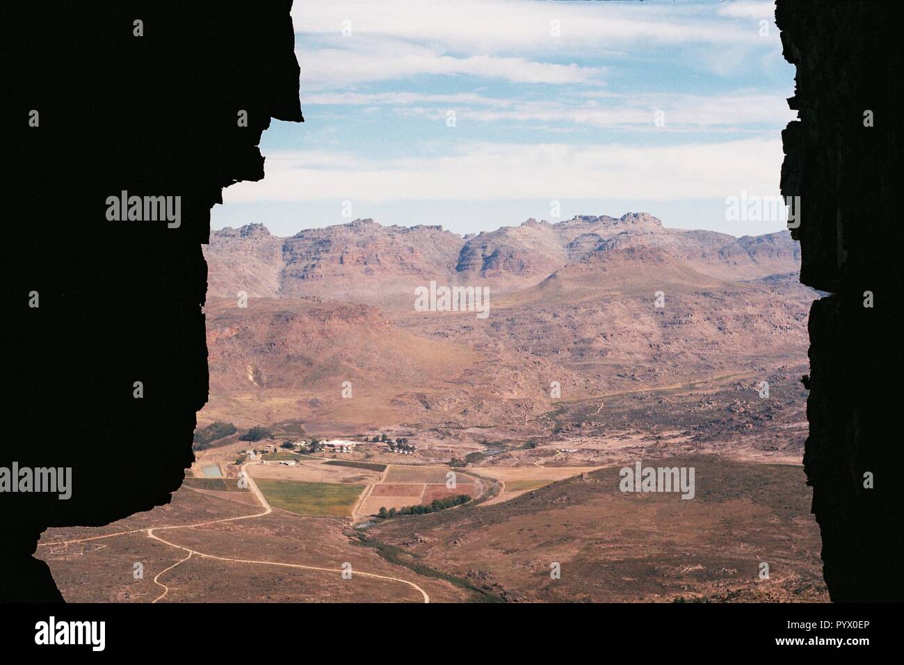 Wolfberg Cracks in the Cederberg, South Africa. Stock Photo