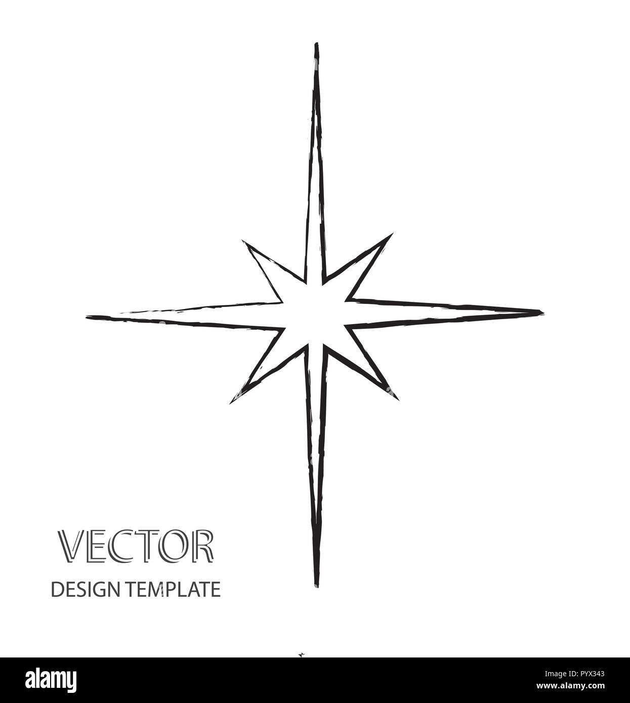 Vector Star . Retro Star . Star Background . Black Star . Star Sign . Star  Symbol . Star Logo . Star Icon Stock Vector Image & Art - Alamy