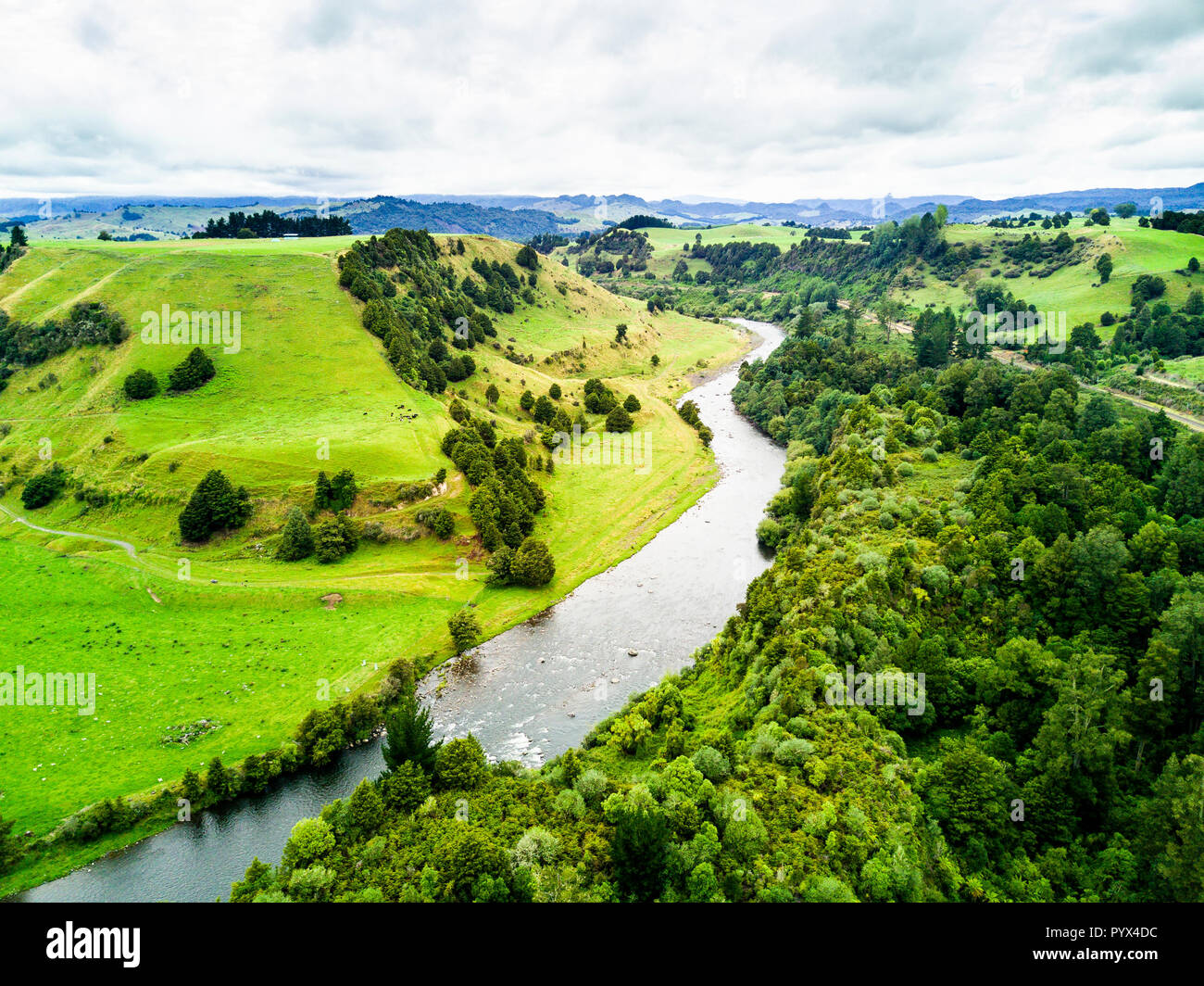 Whanganui river new zealand aerial hires stock photography and images