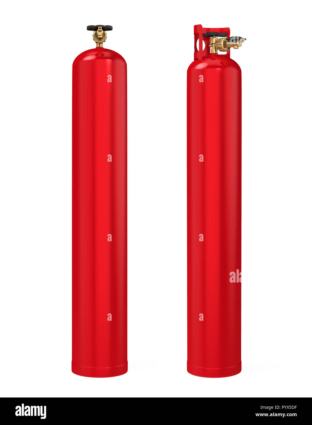 Gas Cylinder Isolated Stock Photo Alamy