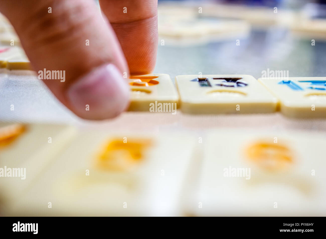 Closeup of the numbered tokens during a board game Stock Photo Alamy Closeup of the numbered tokens during a board game Stock Photo Alamy