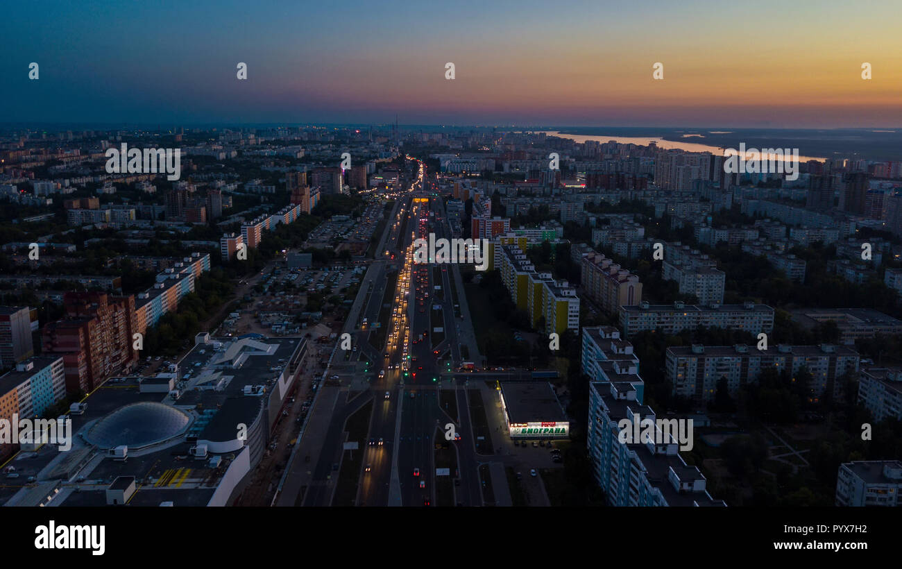 Panel city aerial Stock Photo - Alamy