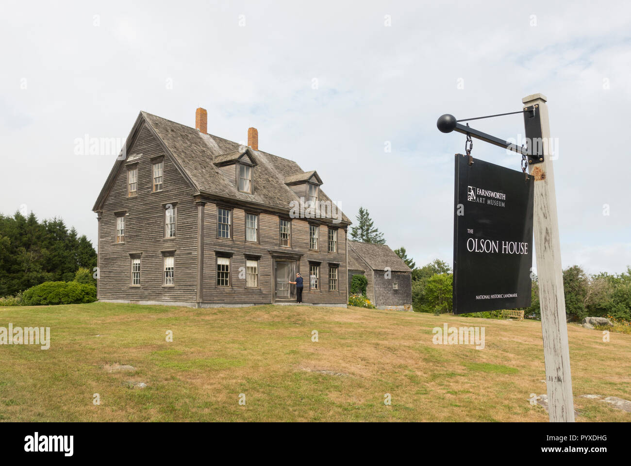Olson House Cushing Maine Stock Photo Alamy