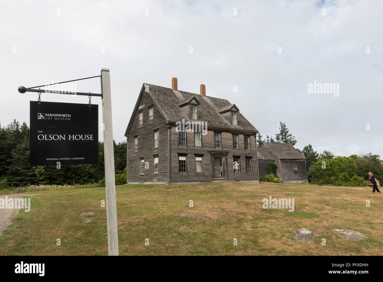 Olson House Cushing Maine Stock Photo Alamy