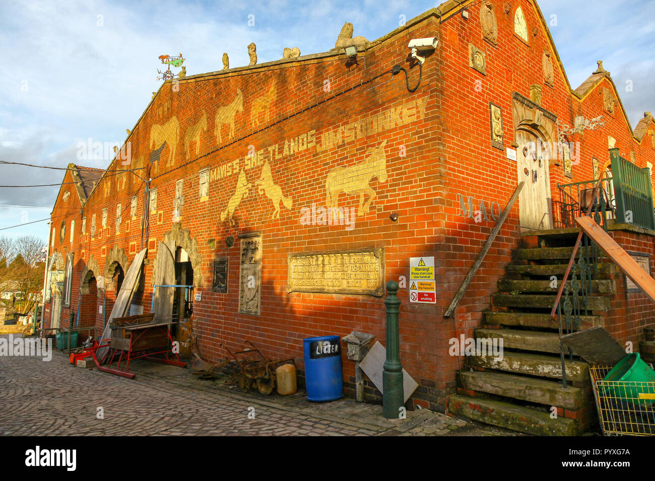 Brickwork detail on buildings Les Oakes and Sons architectural salvage
