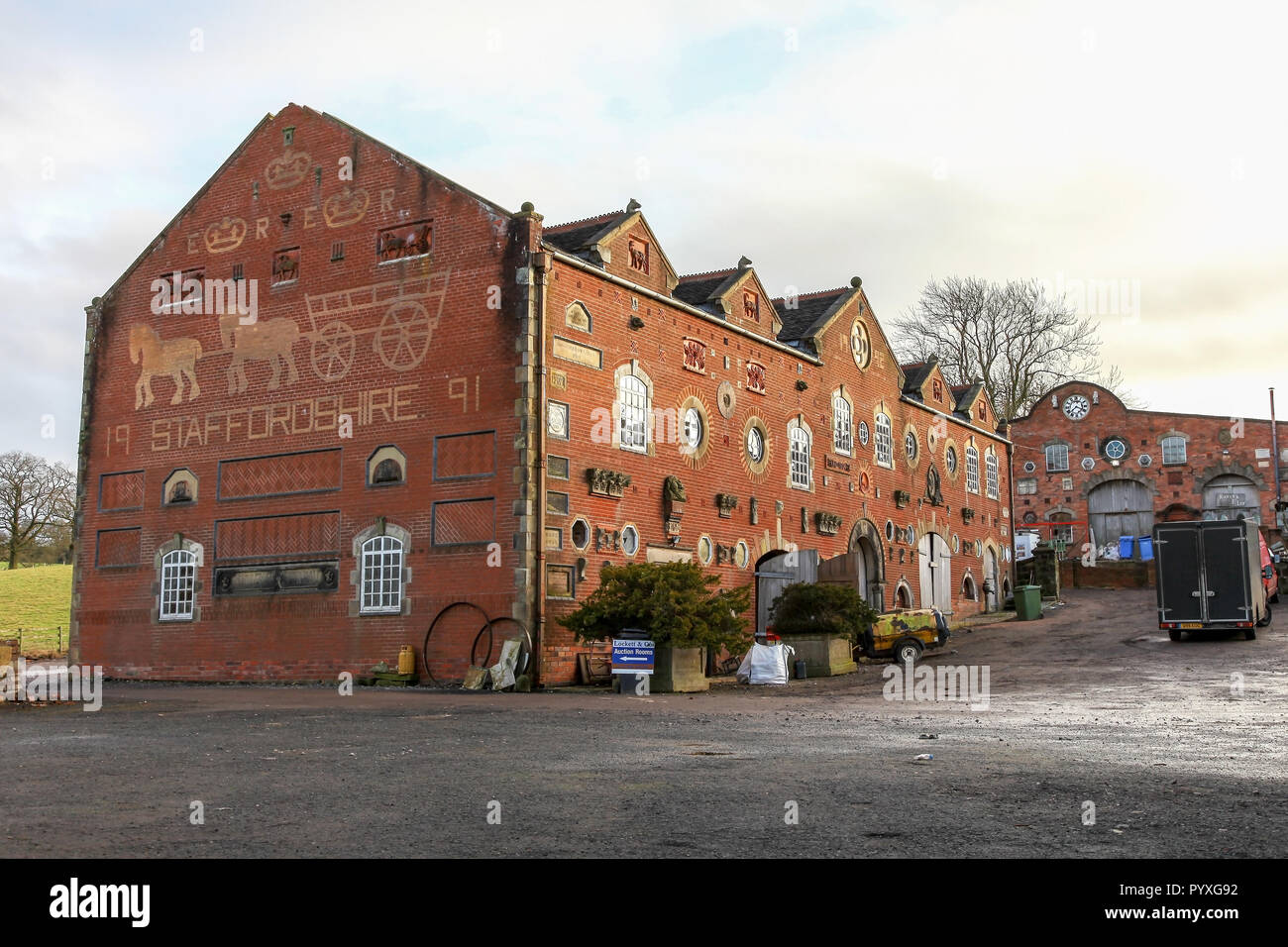 Brickwork detail on buildings Les Oakes and Sons architectural salvage