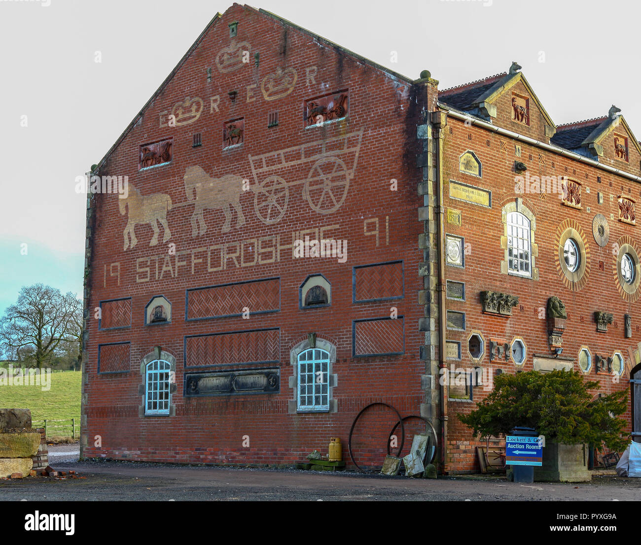 Brickwork detail on buildings Les Oakes and Sons architectural salvage