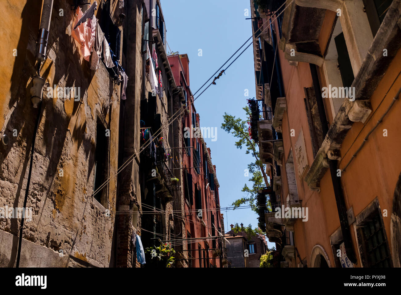 Scenes and details from Venice, Italy Stock Photo