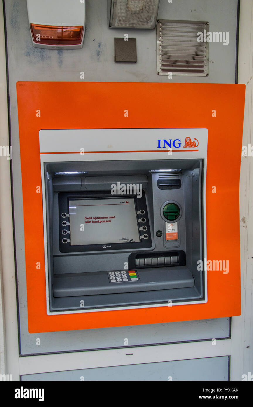 ING ATM Outside At The Netherlands 2018 Photo - Alamy