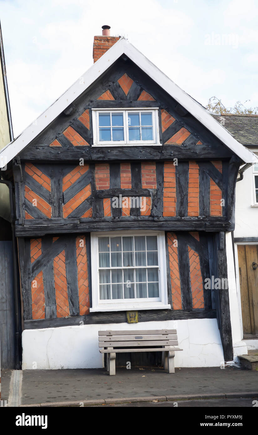 Tudor style house in Castle, UK Stock Photo Alamy