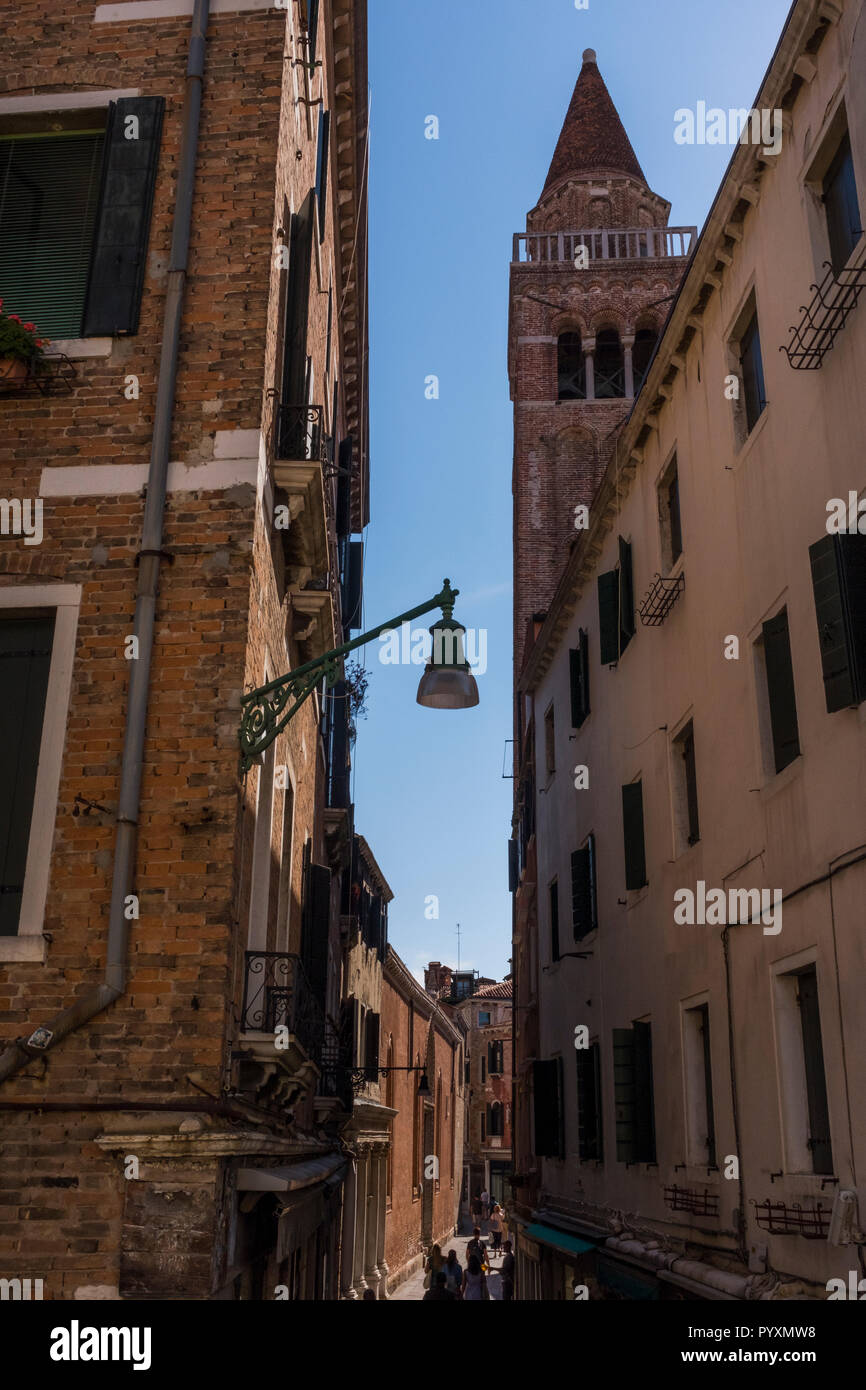 Street scenes and architecture of Venice, Italy Stock Photo