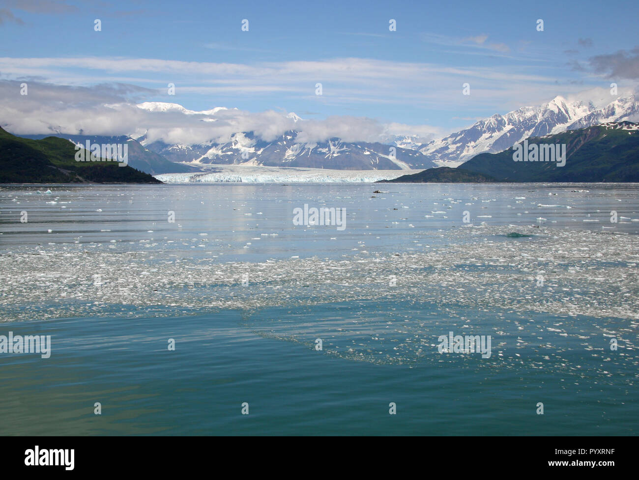 Yakutat Bay And Hubbard Glacier, Alaska Stock Photo - Alamy