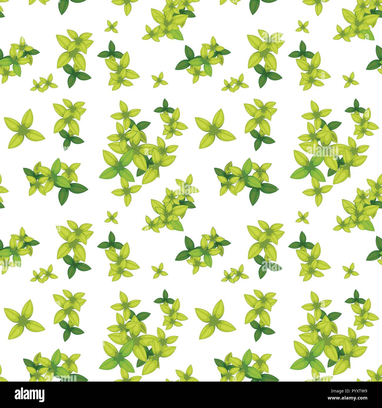 Green leaf seamless pattern illustration Stock Vector Image & Art - Alamy